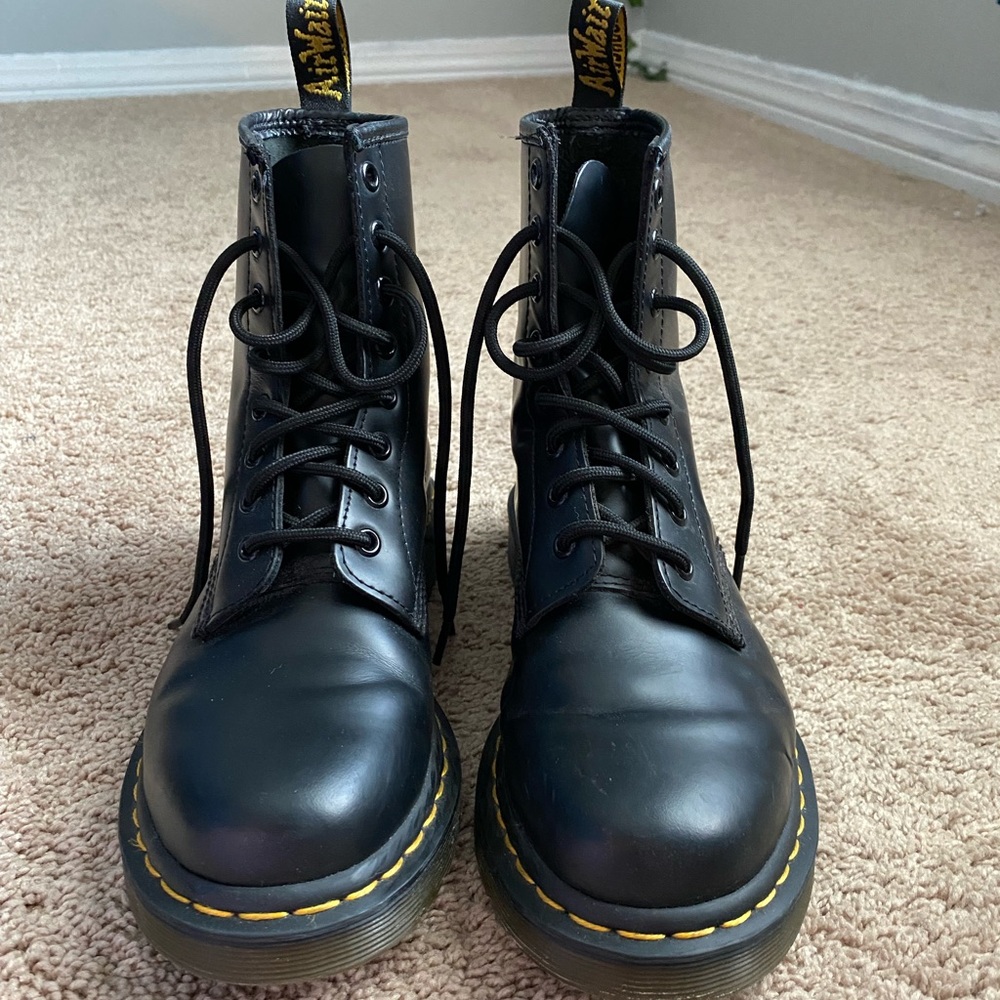 Size 8 Black Doc Marten Boots